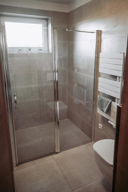 Koupelna v ubytování Apartmán Mignon