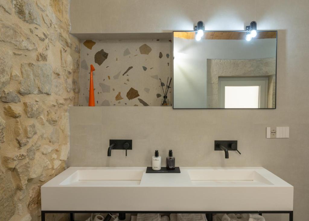 Koupelna v ubytování P43 Sicilian Suites
