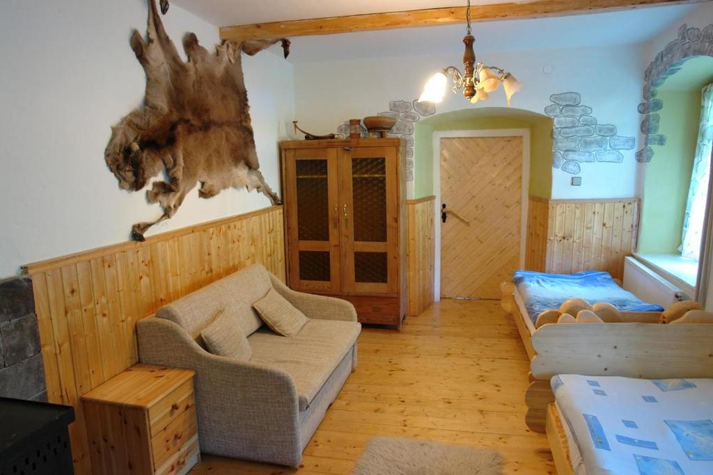 Posezení v ubytování pension U Jiřího