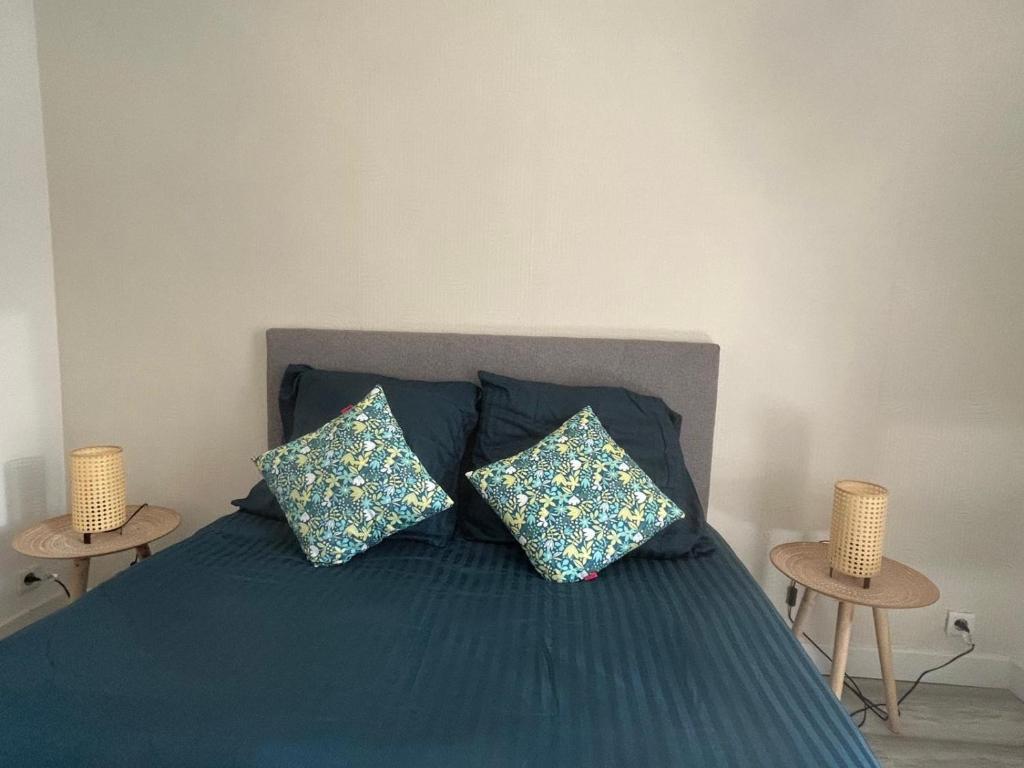 Ένα ή περισσότερα κρεβάτια σε δωμάτιο στο Oasis Getaway