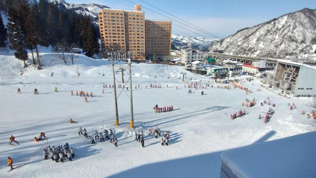Yuzawa Toei Hotel v zimě