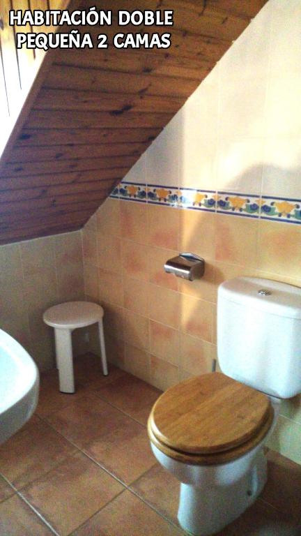 Koupelna v ubytování Hostal Rural Sant Climent