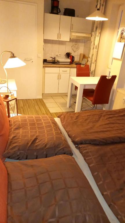 Voodi või voodid majutusasutuse Haus Having WE 301 "Lütte Stuv" toas