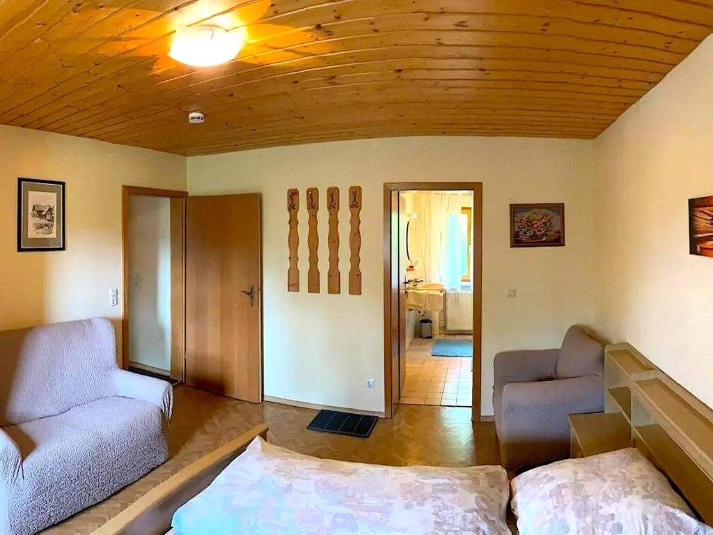 Posezení v ubytování Comfortable apartment in Zenting in Lower Bavaria
