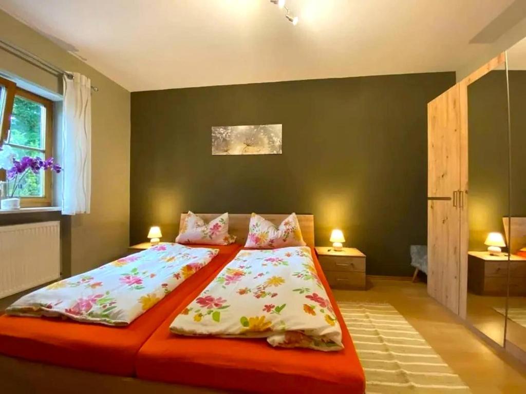 Postel nebo postele na pokoji v ubytování Comfortable apartment in Zenting in Lower Bavaria