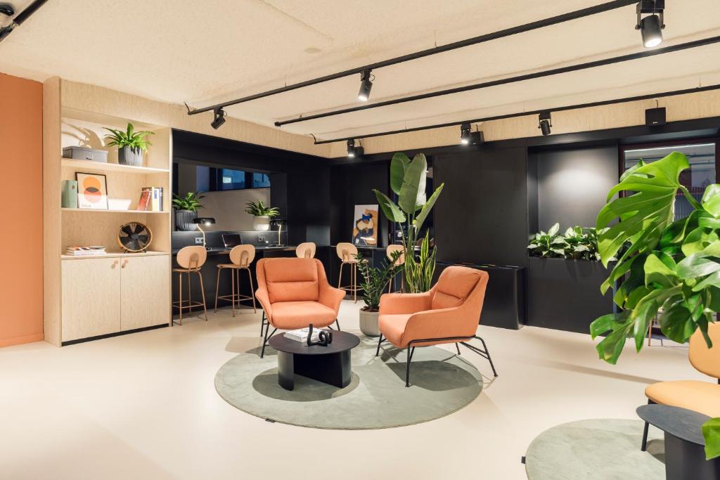 Posezení v ubytování The Social Hub Porto Extended Stay