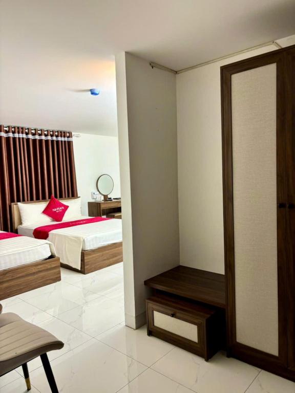 Postel nebo postele na pokoji v ubytování Niran 3 Motel