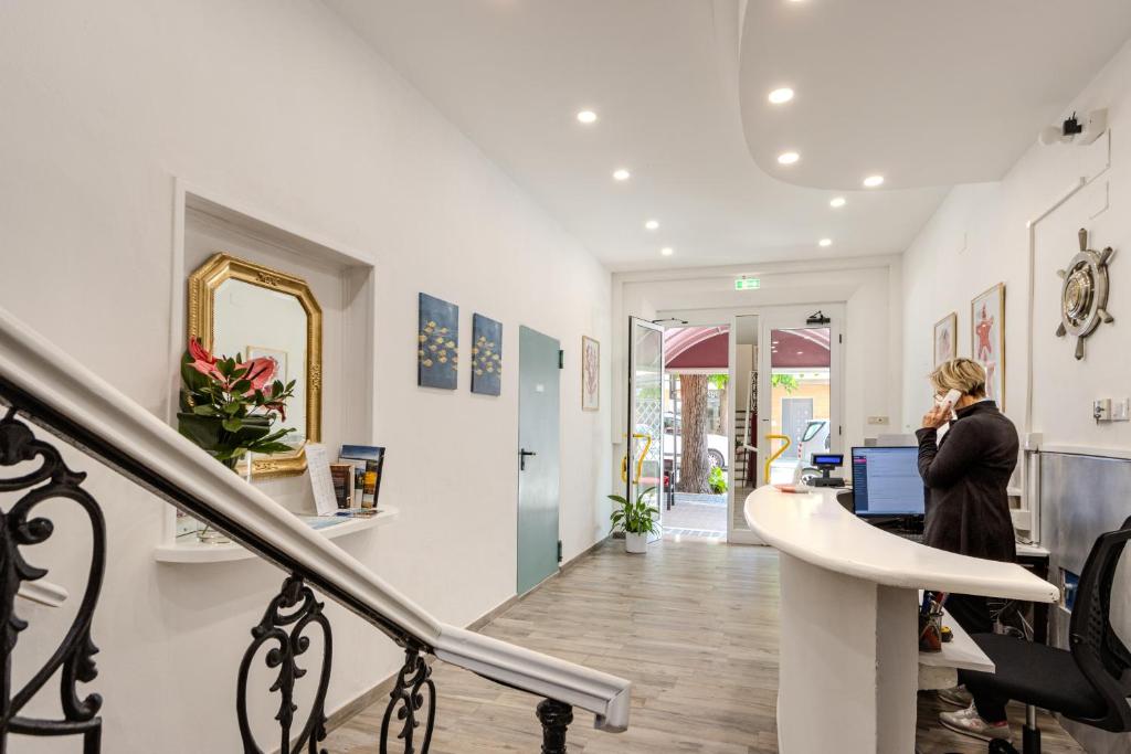 Vstupní hala nebo recepce v ubytování Hotel Corallo Follonica
