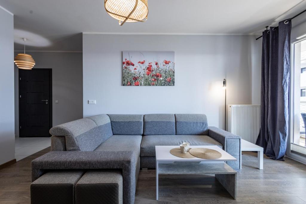 Posedenie v ubytovaní Apartamenty City Tower od WroclawApartament-pl