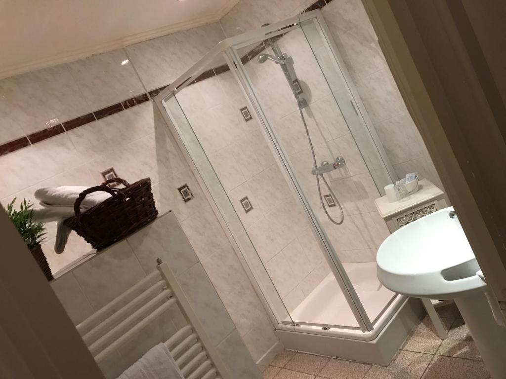 Koupelna v ubytování Hotel Cosy Bouillon