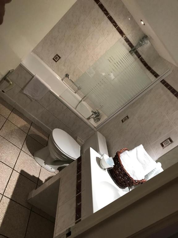 Koupelna v ubytování Hotel Cosy Bouillon