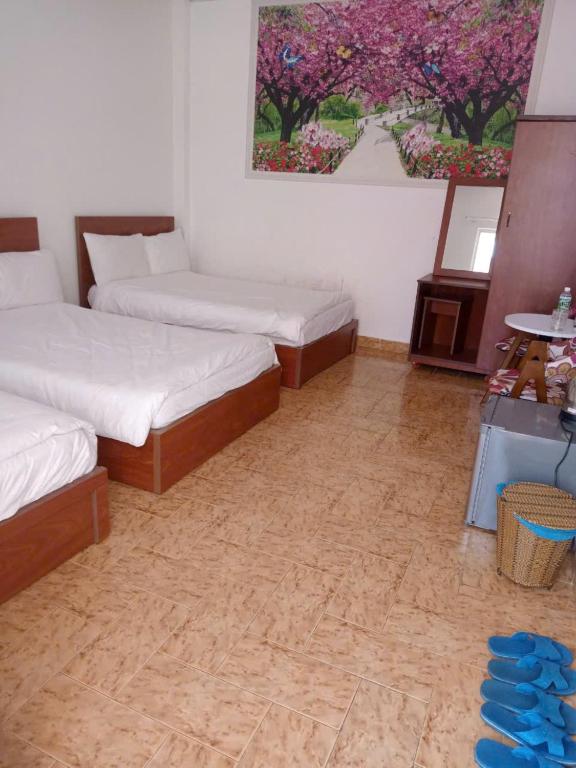 Postel nebo postele na pokoji v ubytování Hương Trà Villa