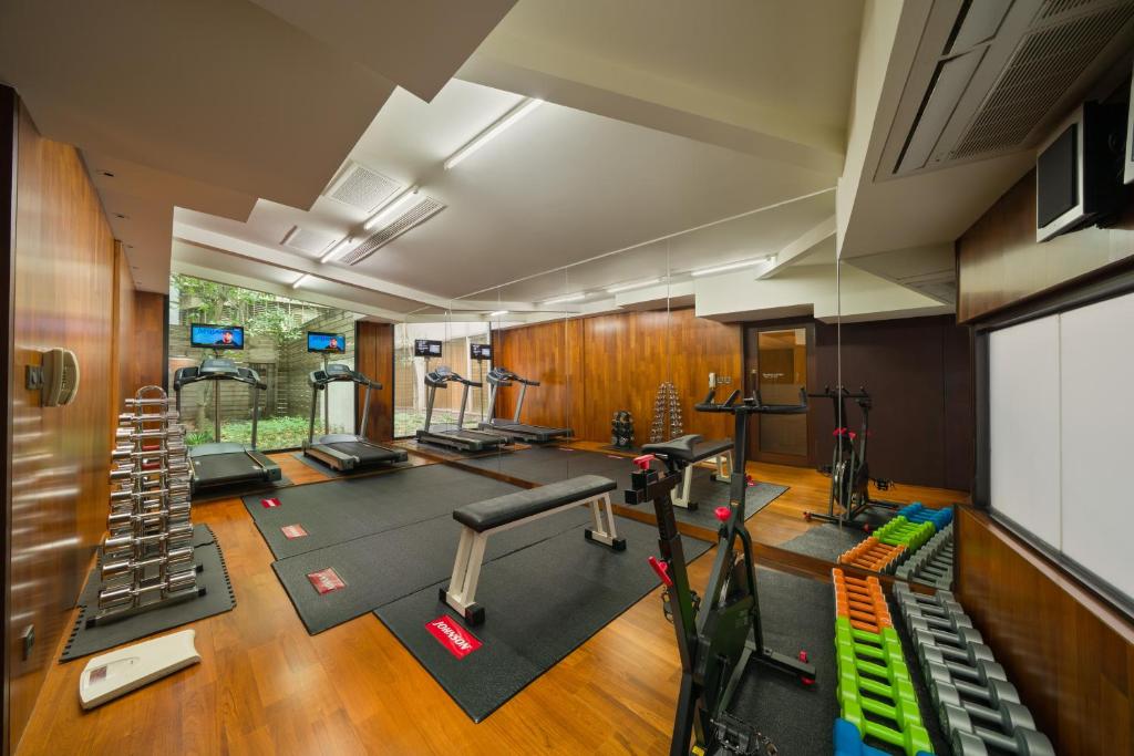 Fitness centrum a/nebo fitness zařízení v ubytování les suites taipei ching cheng