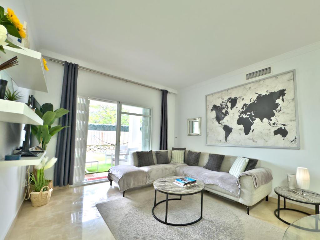 Posezení v ubytování Apartamento en Aloha
