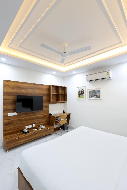 TV a/nebo společenská místnost v ubytování Escape Stays and Serviced Apartments