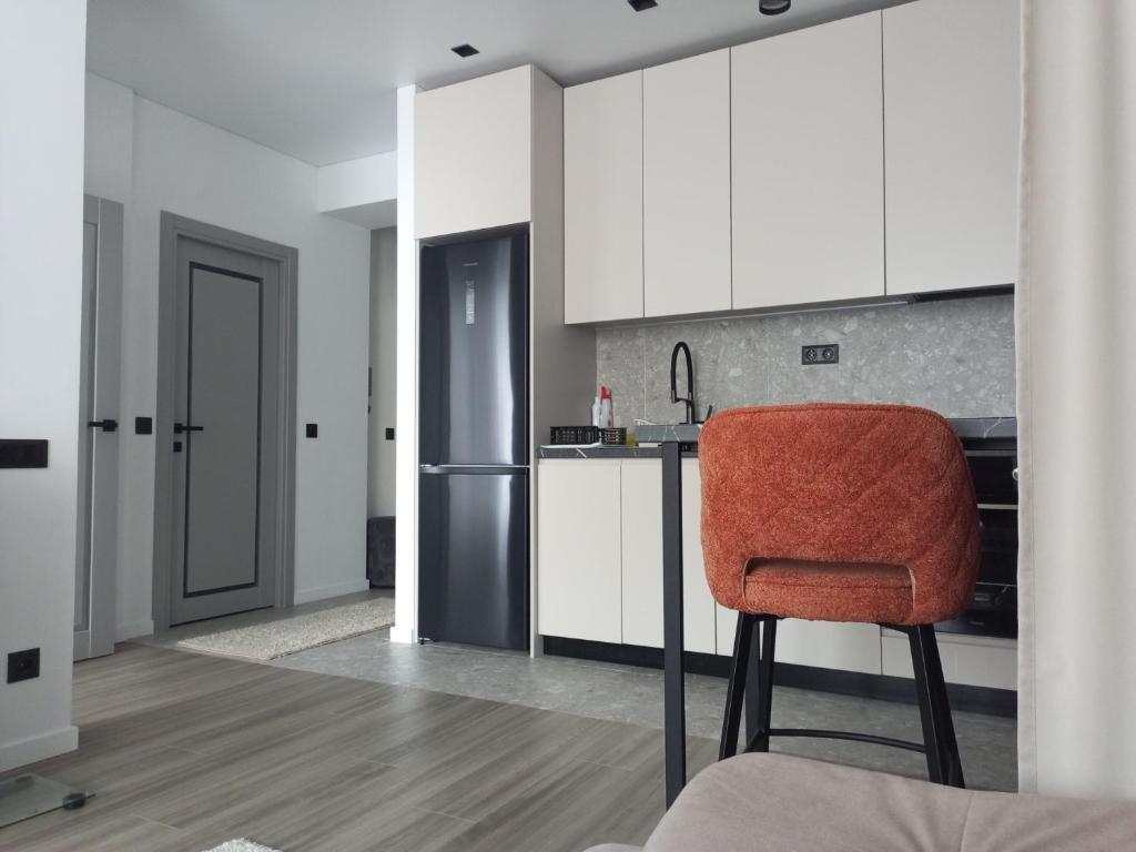 Η κουζίνα ή μικρή κουζίνα στο New apartment TERA