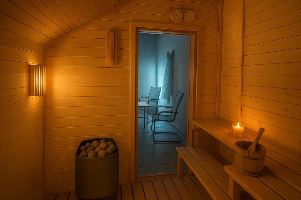 Posezení v ubytování Resort Eden Premium