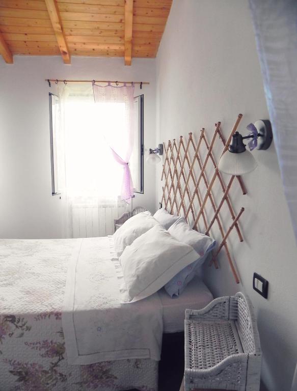 A bed or beds in a room at B&B I Glicini