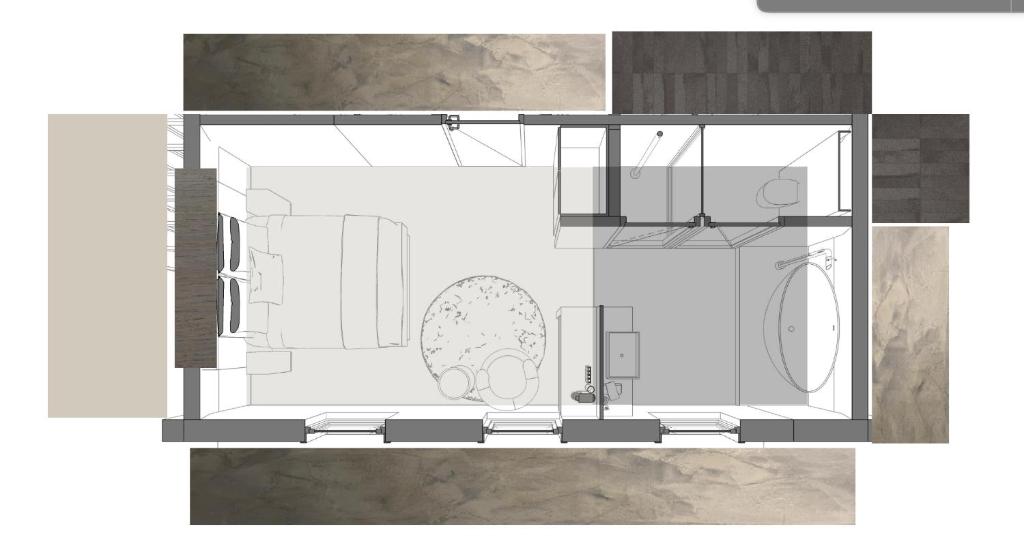 Půdorys ubytování Boutique Hotel AEST Terschelling
