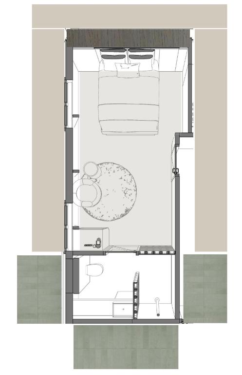 Půdorys ubytování Boutique Hotel AEST Terschelling