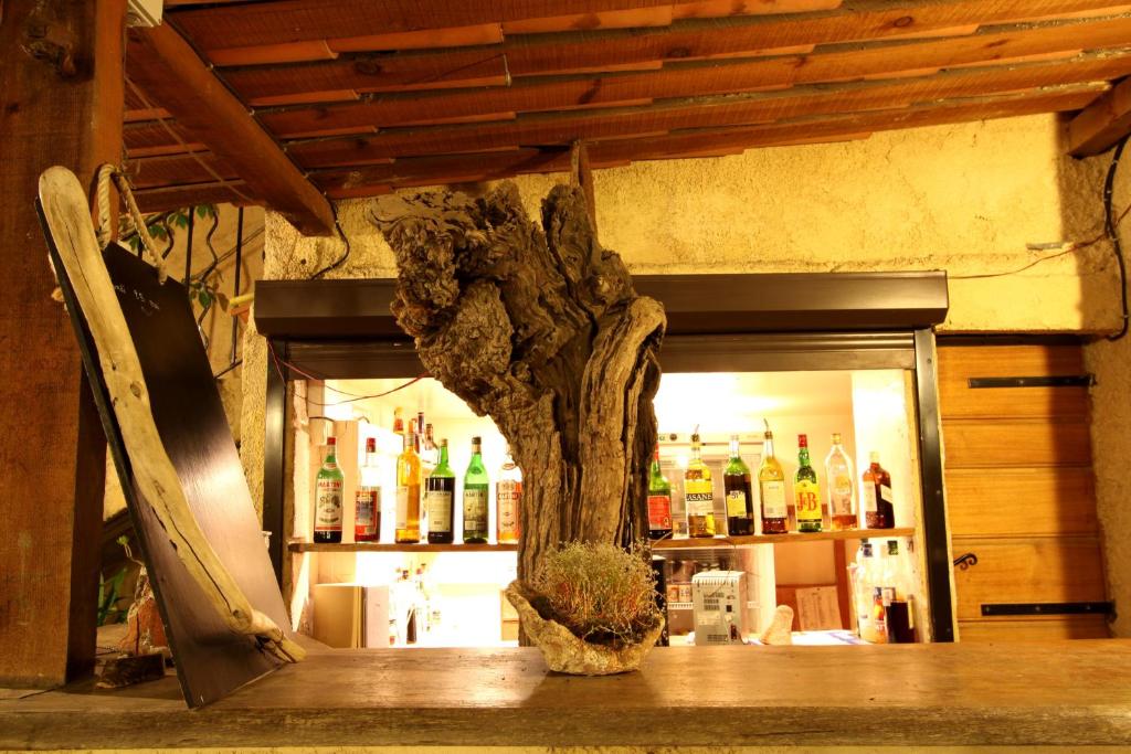 Lounge nebo bar v ubytování La Bergerie