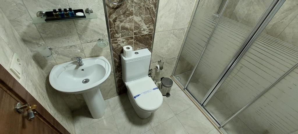 Koupelna v ubytování Divrigi Kosk Hotel