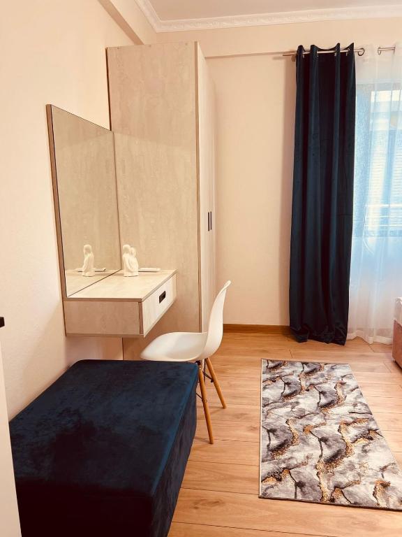 Postel nebo postele na pokoji v ubytování SARVI Apartments