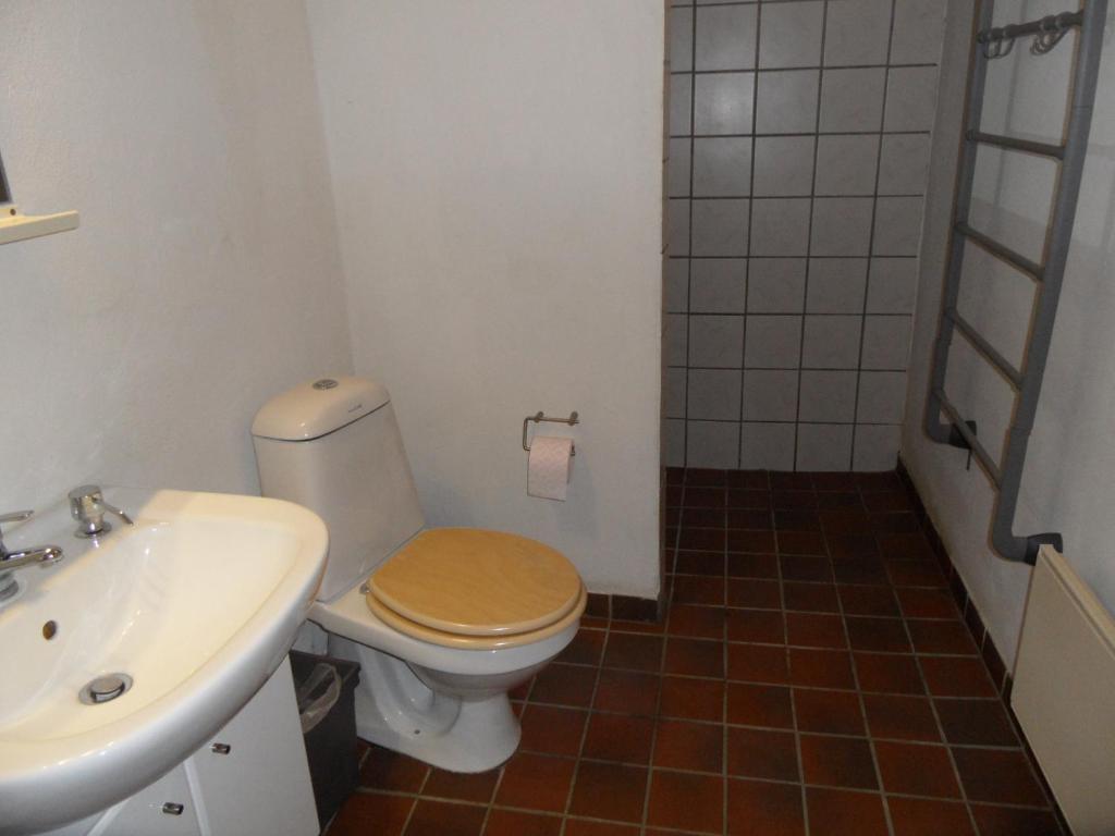 Koupelna v ubytování Motel Herning