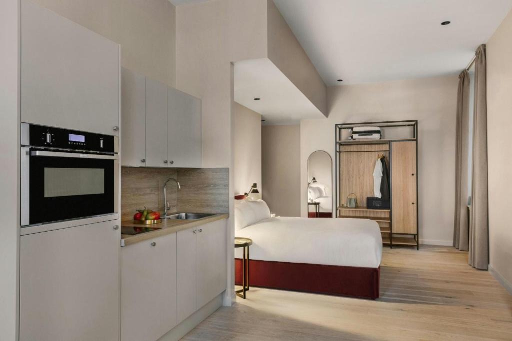 Kuchyň nebo kuchyňský kout v ubytování Sonder by Marriott Bonvoy The Teacher