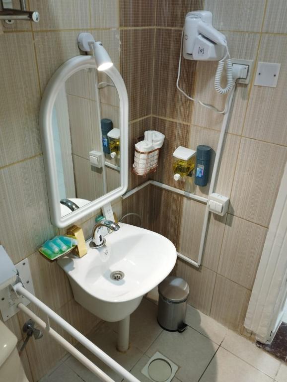 Koupelna v ubytování Open Hotel Buraiyda