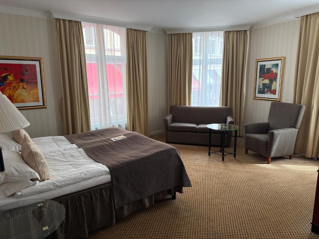 Voodi või voodid majutusasutuse Elite Hotel Mollberg toas