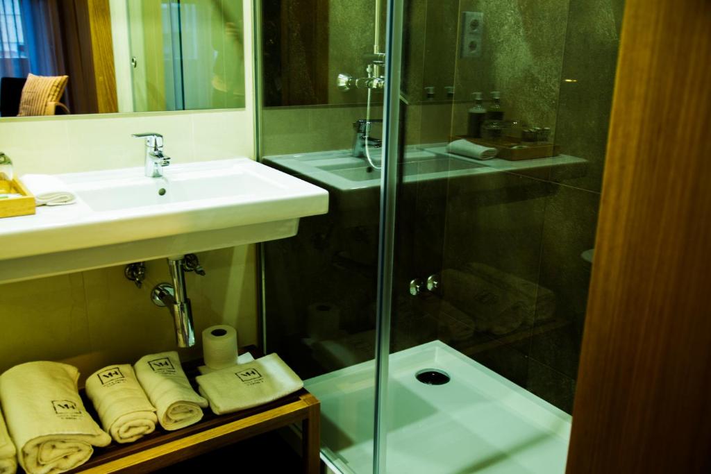 Koupelna v ubytování Villa Prime Hotel