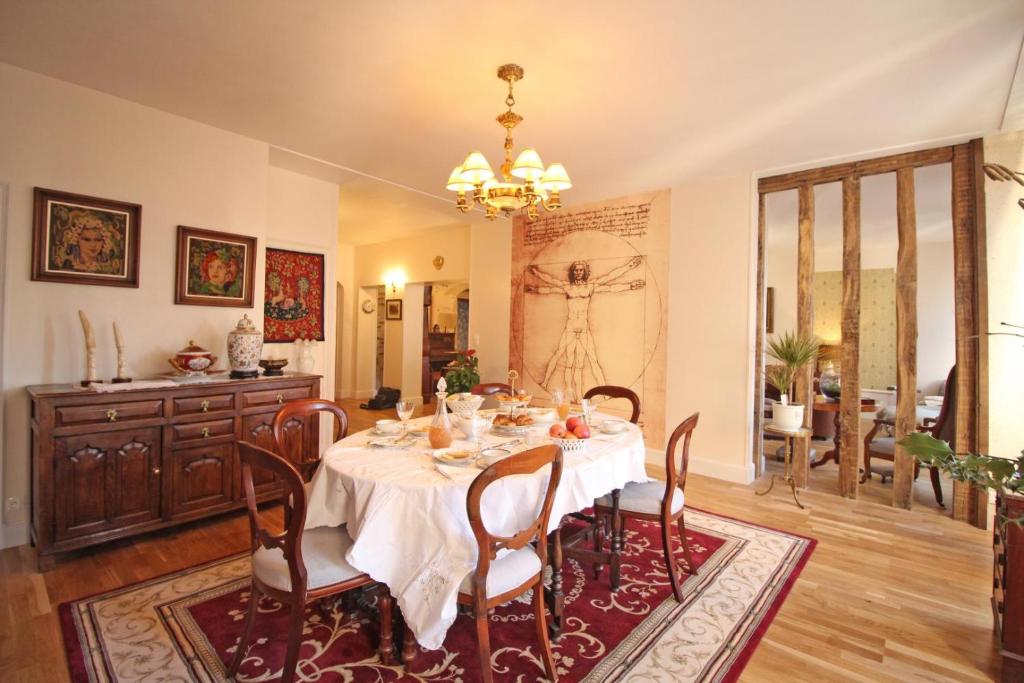 Posezení v ubytování Maison gay lussac