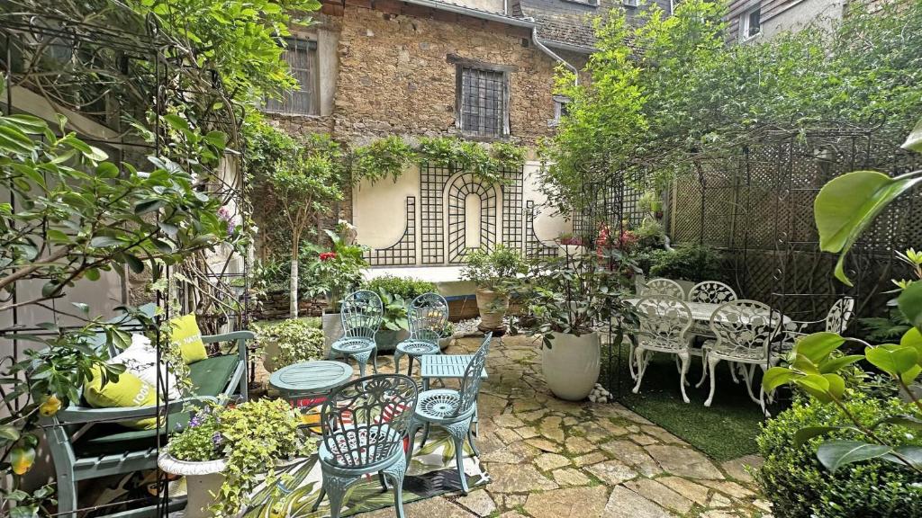 Zahrada ubytování Maison gay lussac