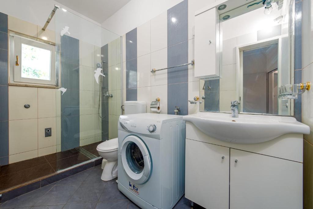 Koupelna v ubytování Villa Dandelion ZadarVillas