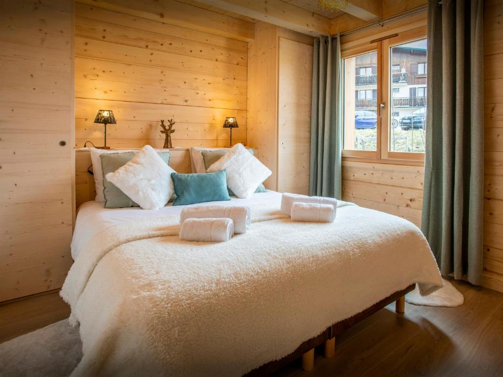 Posteľ alebo postele v izbe v ubytovaní Chalet Alpayak - OVO Network