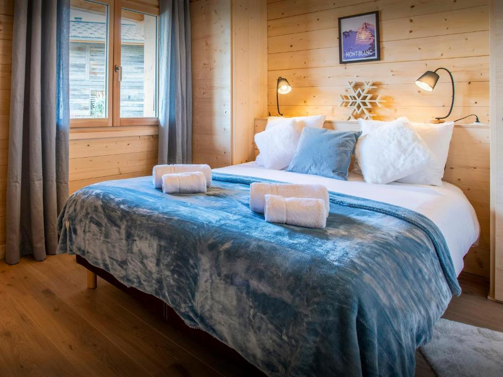 Posteľ alebo postele v izbe v ubytovaní Chalet Alpayak - OVO Network