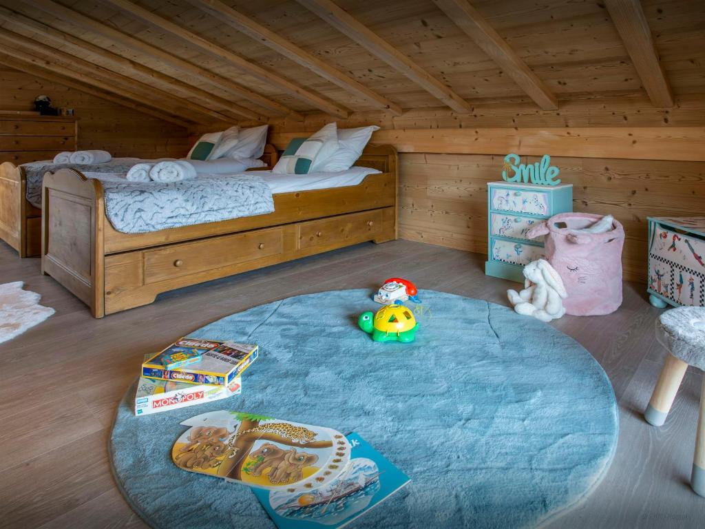 Posteľ alebo postele v izbe v ubytovaní Chalet Alpayak - OVO Network