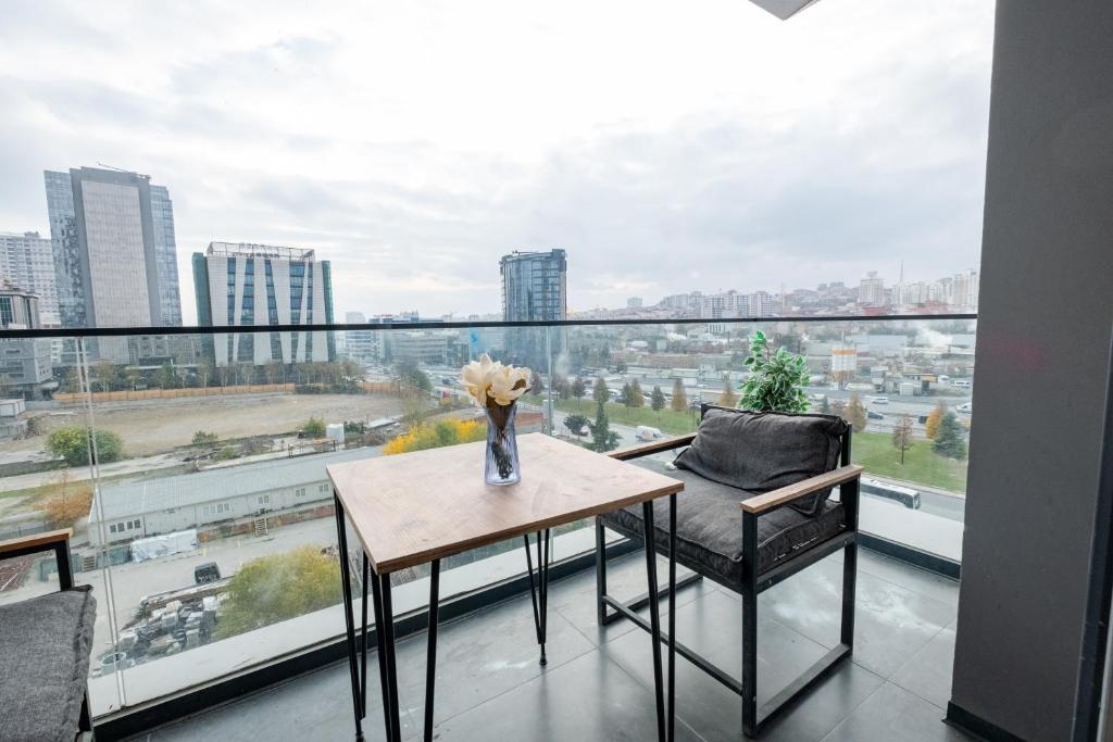 Balkón nebo terasa v ubytování Lux Residence 1 room 1 saloon