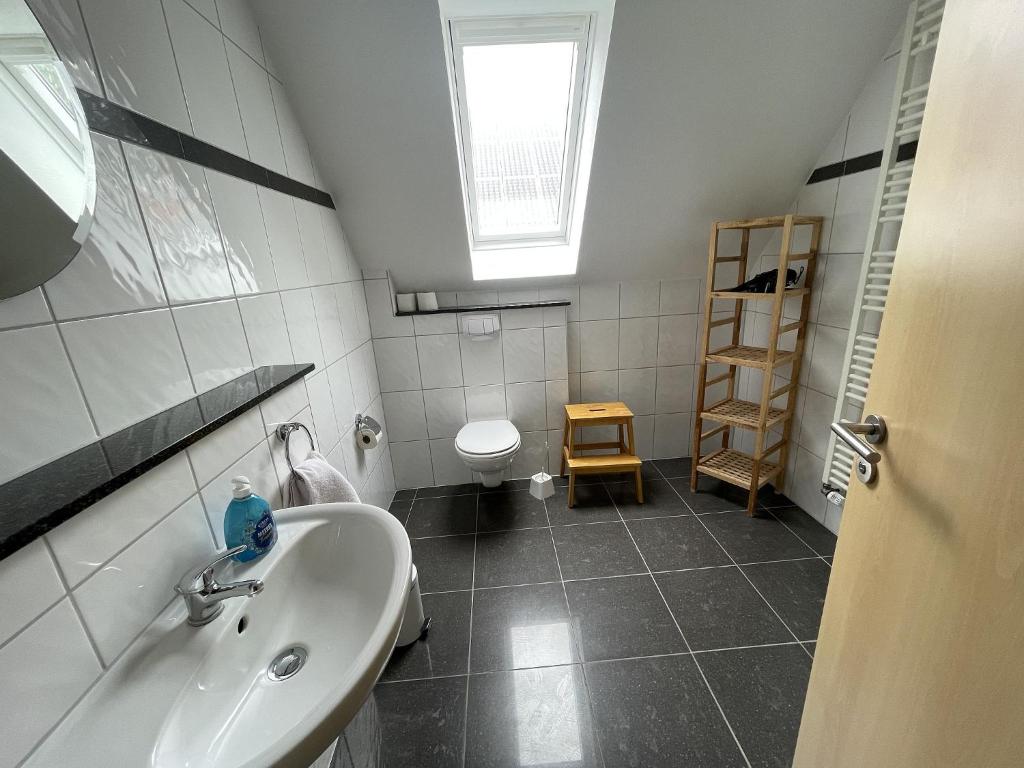 Koupelna v ubytování Usedom Bike Hotel & Suites