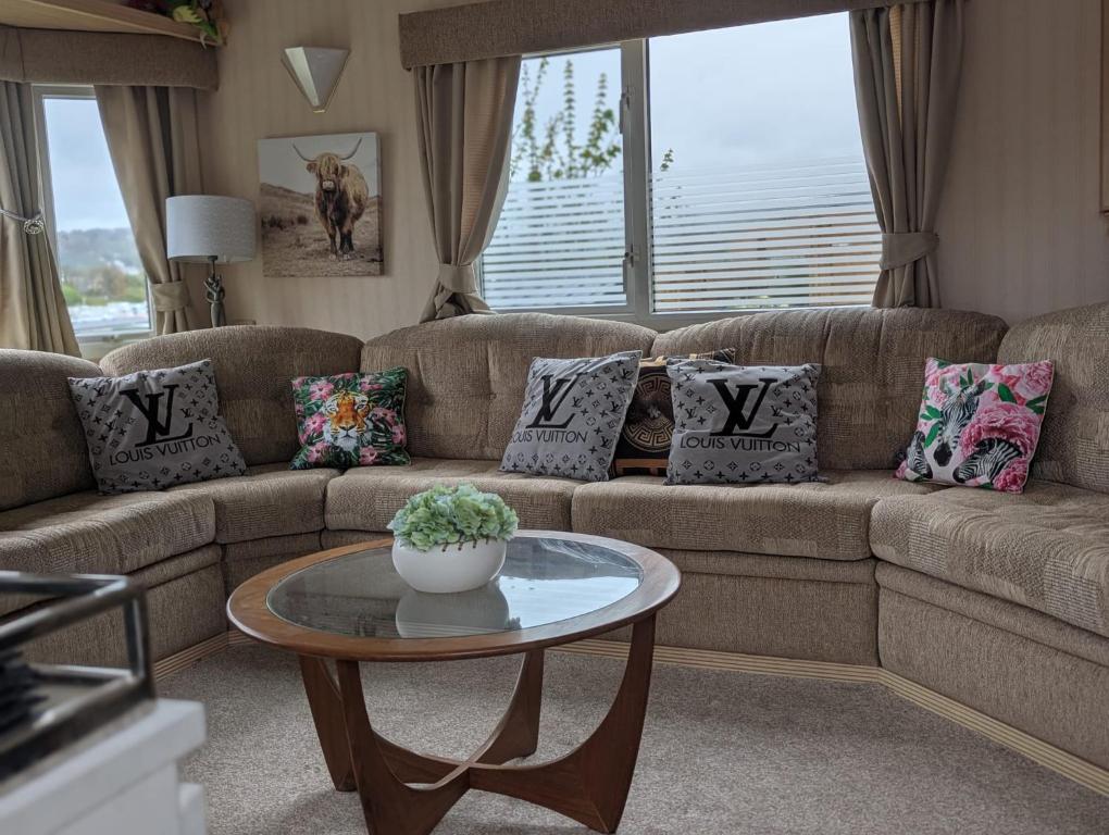 Χώρος καθιστικού στο Aberystwyth holiday village walking distance to beach, town great outside space parking next to property