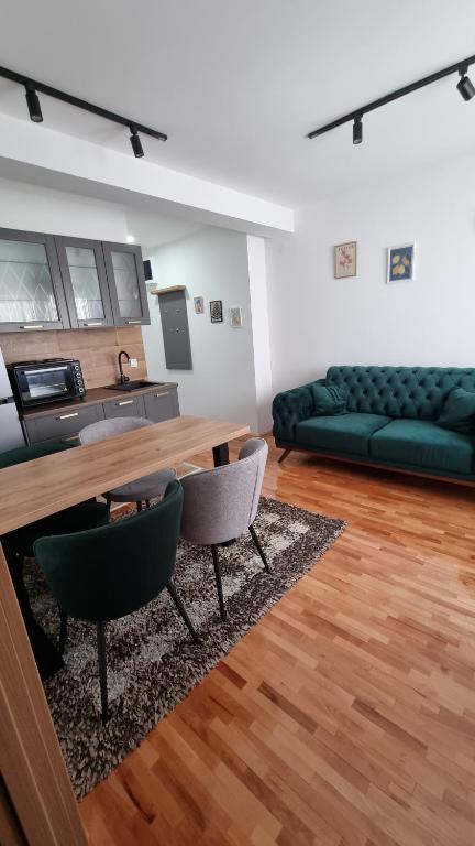 Kuchyň nebo kuchyňský kout v ubytování Apartman Amfora Vranje