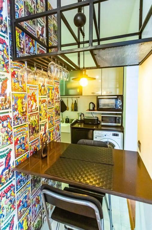 Kuchyňa alebo kuchynka v ubytovaní SH La Casa del Capitán Cerca de la catedral