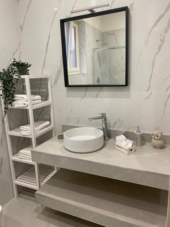 Koupelna v ubytování Donna Teresa Casa Vacanze