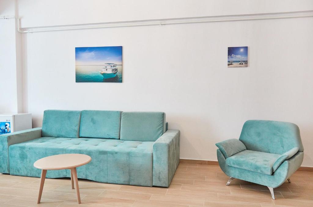 Et opholdsområde på Apartments Excelsior Mamaia Nord