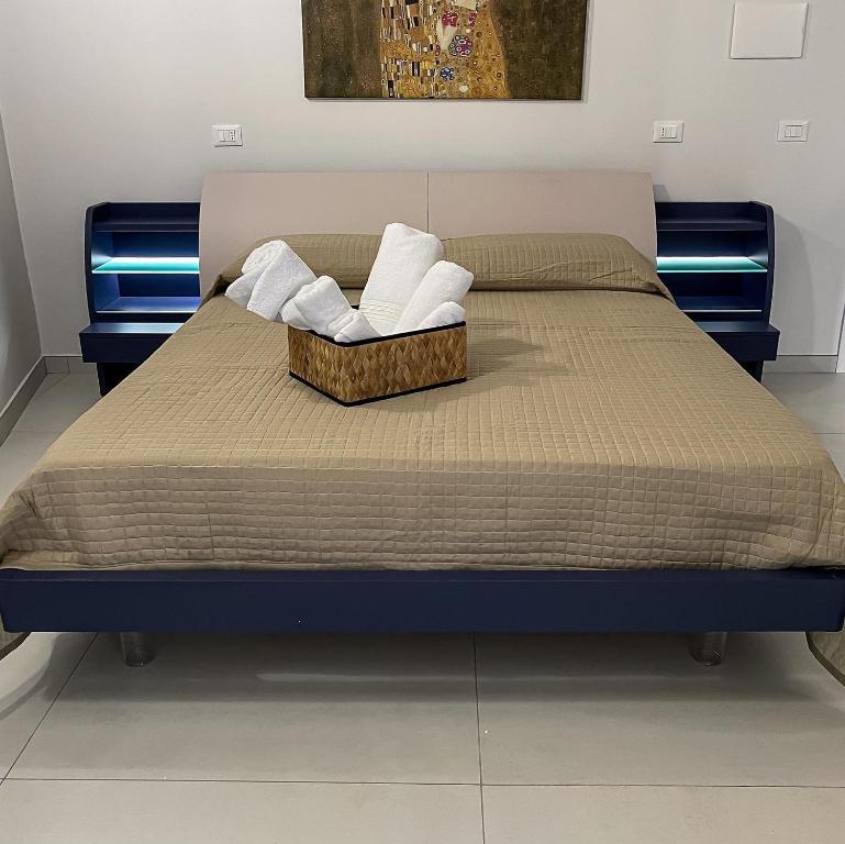 Кровать или кровати в номере Le Tamerici - Casa Vacanze Affittacamere