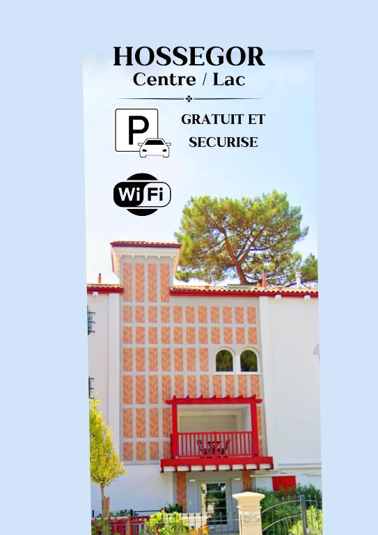 une photo du laboratoire du centre Hoskinson et de la façade du bâtiment dans l'établissement HOSSEGOR Plage & Golf, à Hossegor