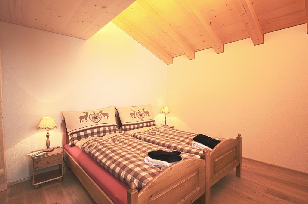 Postel nebo postele na pokoji v ubytování B&B Panorama