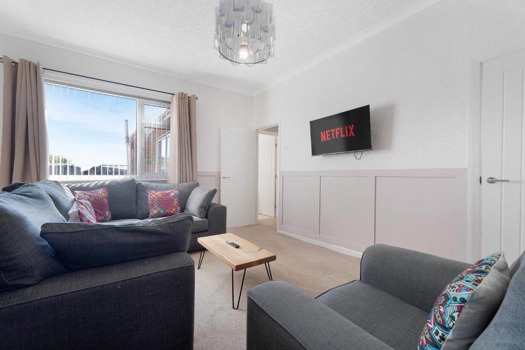 Istumisnurk majutusasutuses Cosy 3BR in Coronation Terrace