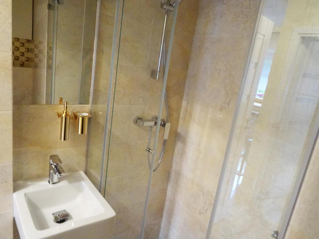 Kúpeľňa v ubytovaní Studio Plac Bankowy